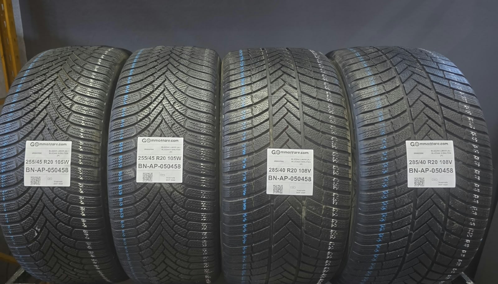 Bridgestone BLIZZAK LM005 (A) / BLIZZAK 6 ENLITEN (P)